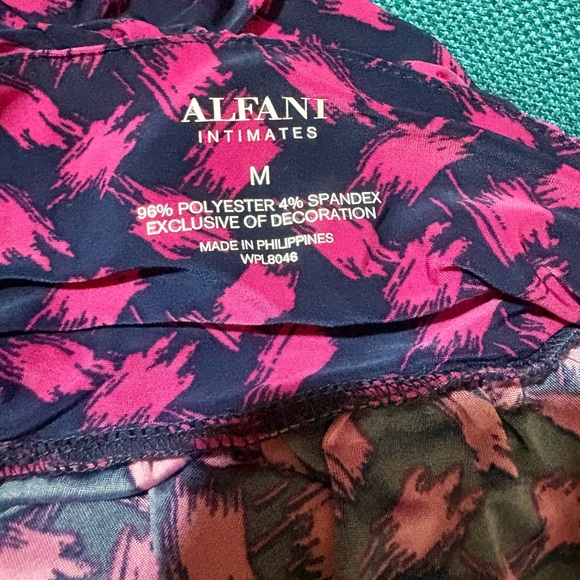 ALFANI Intimates Patterned Nightgown - Picture 5 of 5